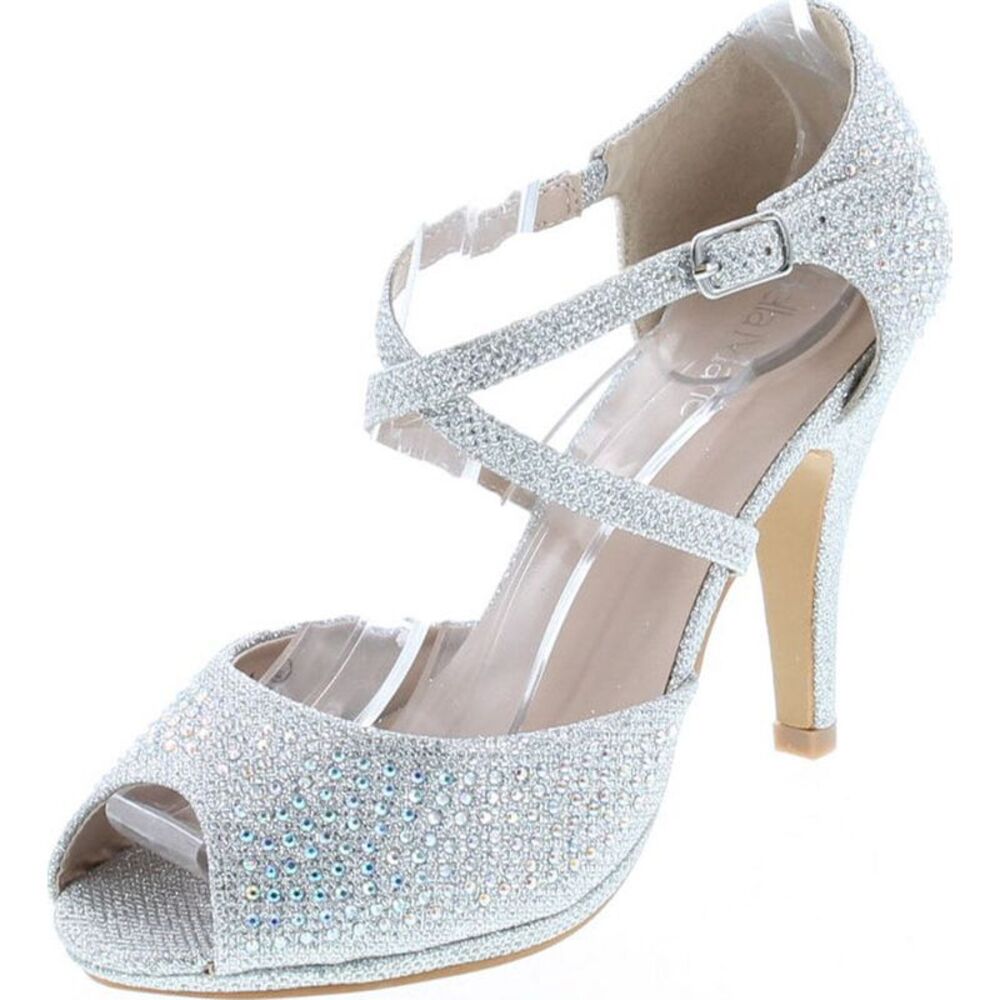 Bella Marie Shania-1 Silver Womens sandals 9 NEW